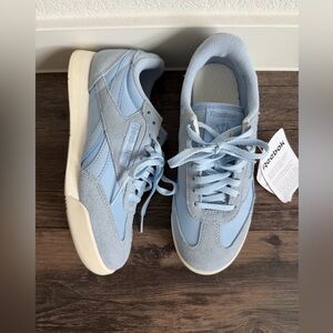 NWT Reebok Campio XT Sky Blue White Unisex Kids/Women Tennis Sneakers US Size 6